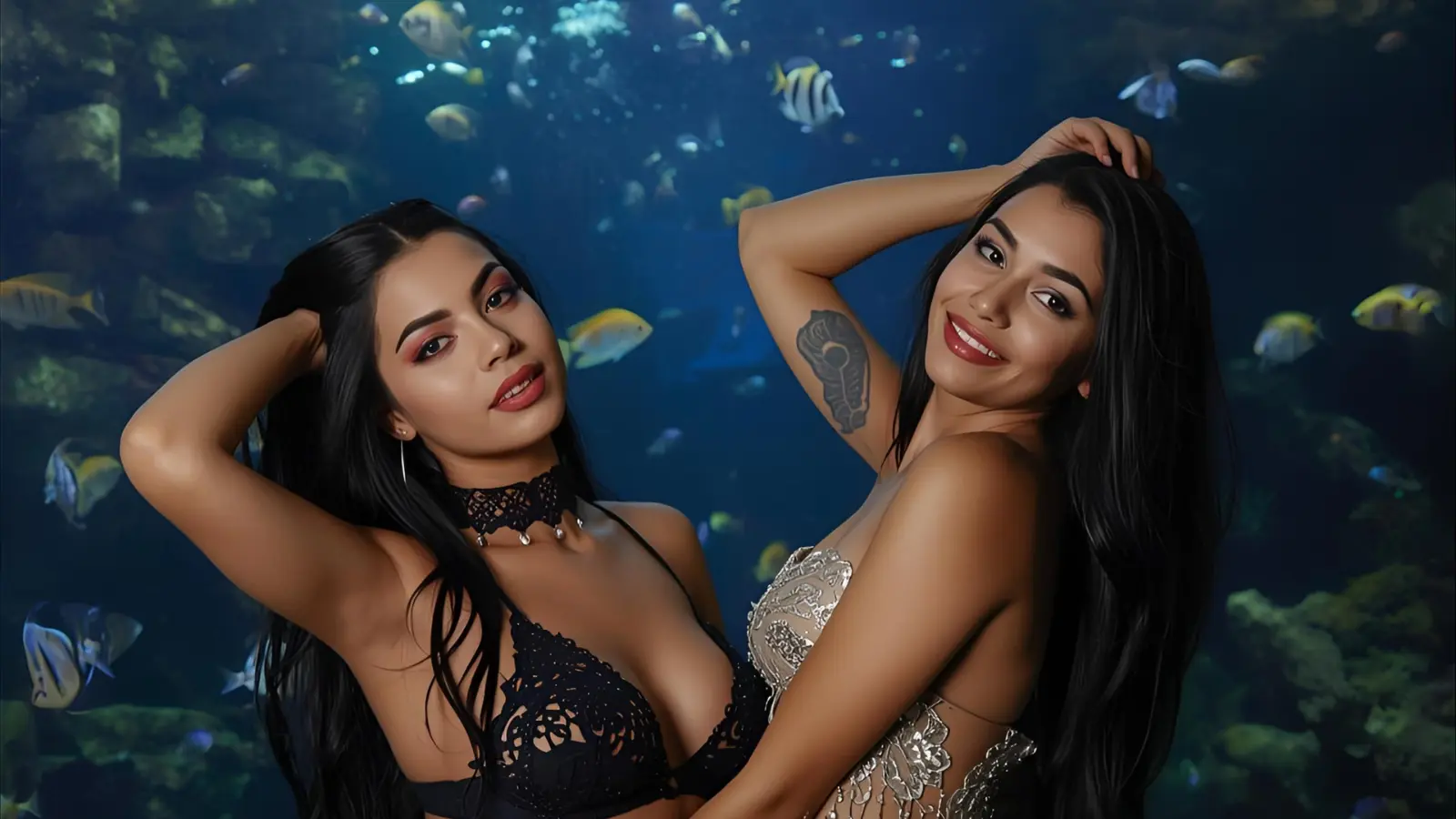Aquarium Captions