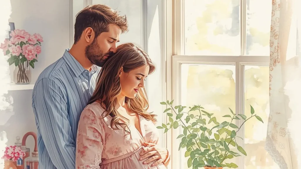 Couple Maternity Photo Captions