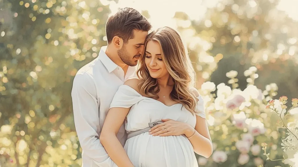 Couple Maternity Photo Captions