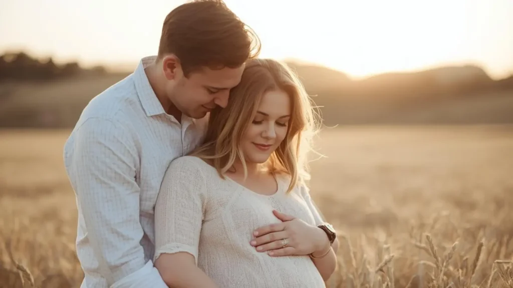 Couple Maternity Photo Captions
