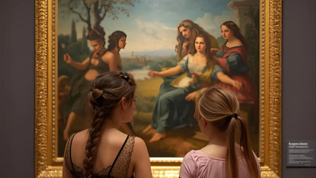 Captions for Art Museum Pictures