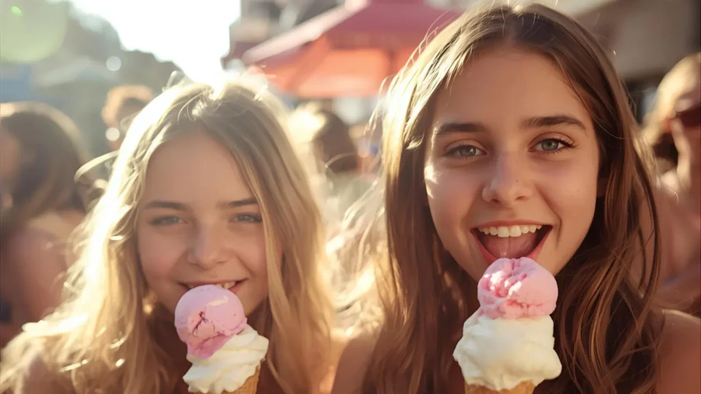 Captions on Ice Cream for Instagram