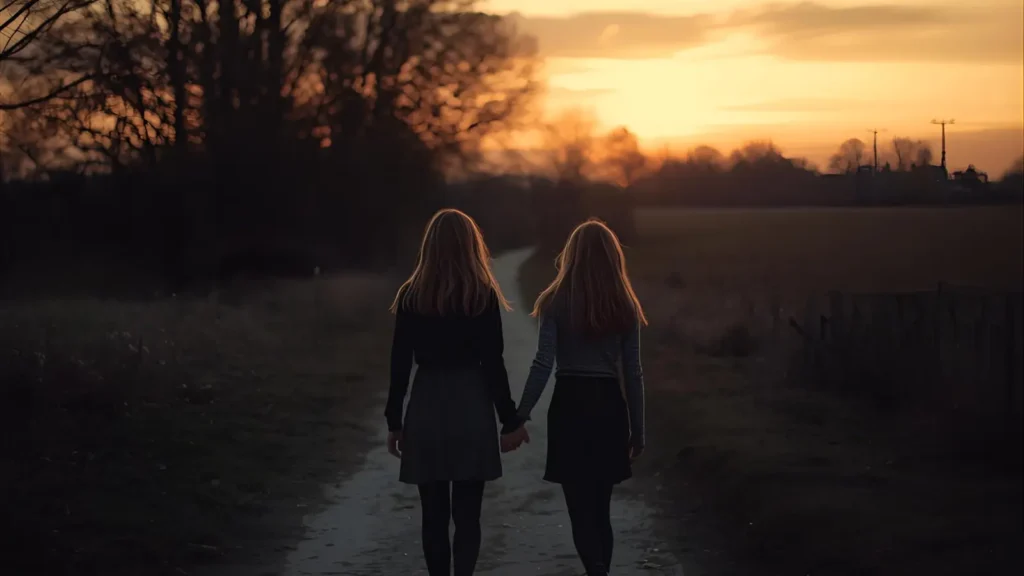 Walking Away Captions