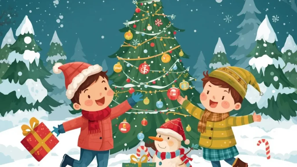 Christmas Captions for Kids