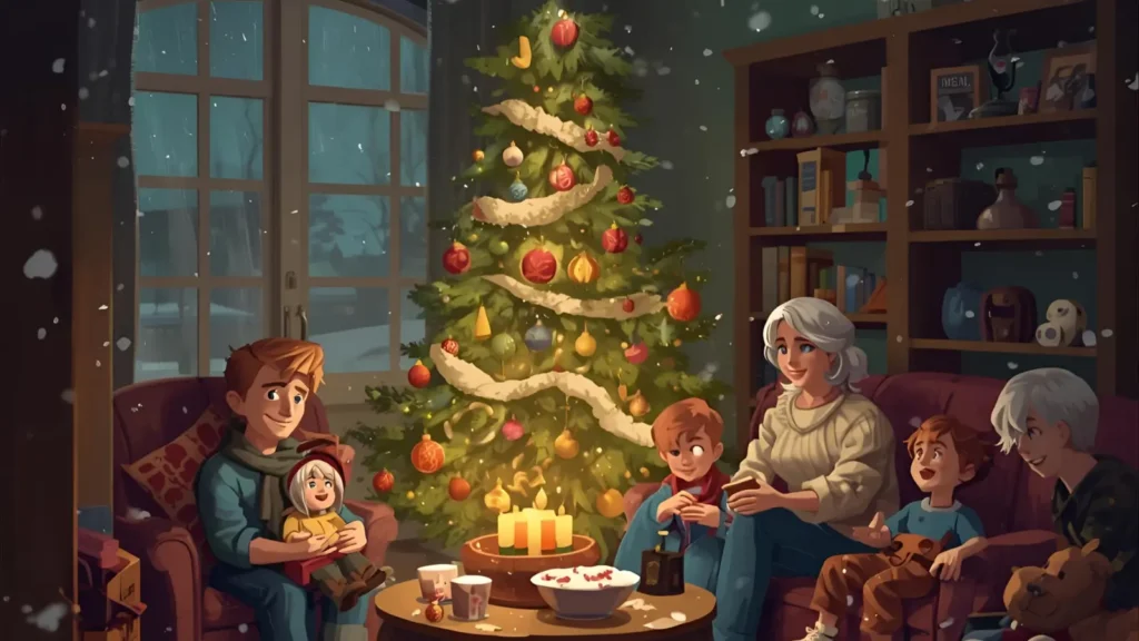 Family Christmas Captions