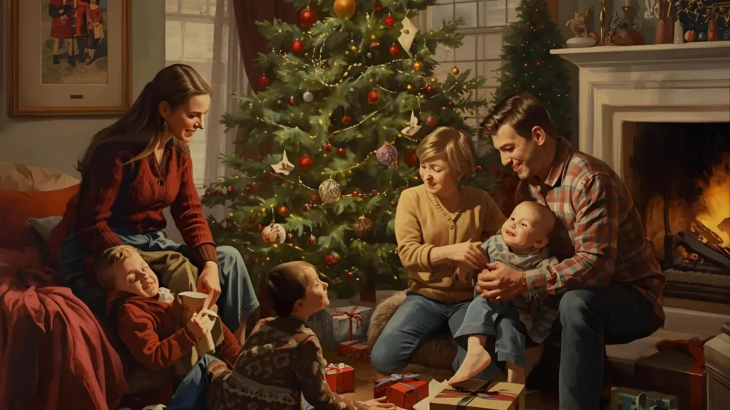 Family Christmas Captions