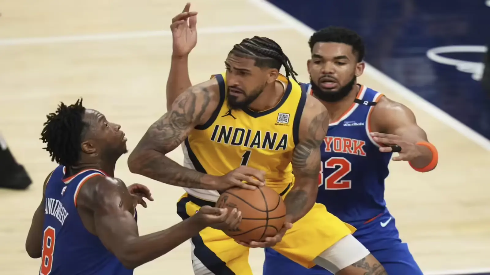 Pacers vs Knicks match player stats