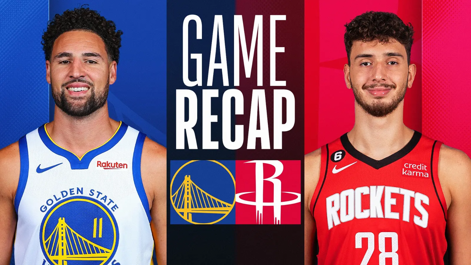 Golden State Warriors vs Houston Rockets Player Stats